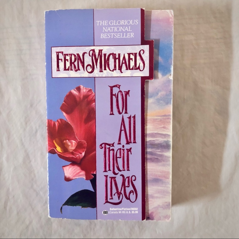 💝 For All Their Lives by Fern Michaels, Romance Mass Produced Paperback Book